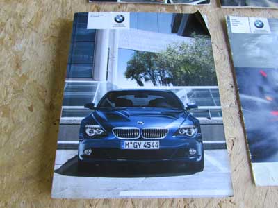 BMW Owner's Manual with Case 01410012832 E63 645Ci 650i2